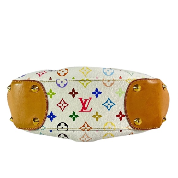 Genuine LOUIS VUITTON Judy PM Monogram White Multicolore Chain Shoulder Bag - Picture 8 of 16